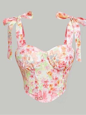 Floral fitted blouse XL